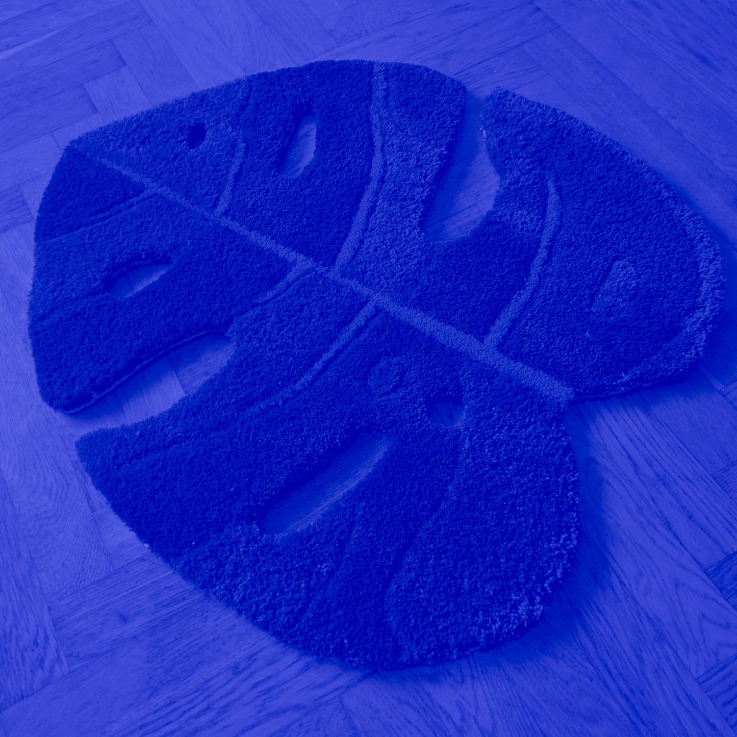 Handtuftad - Monstera